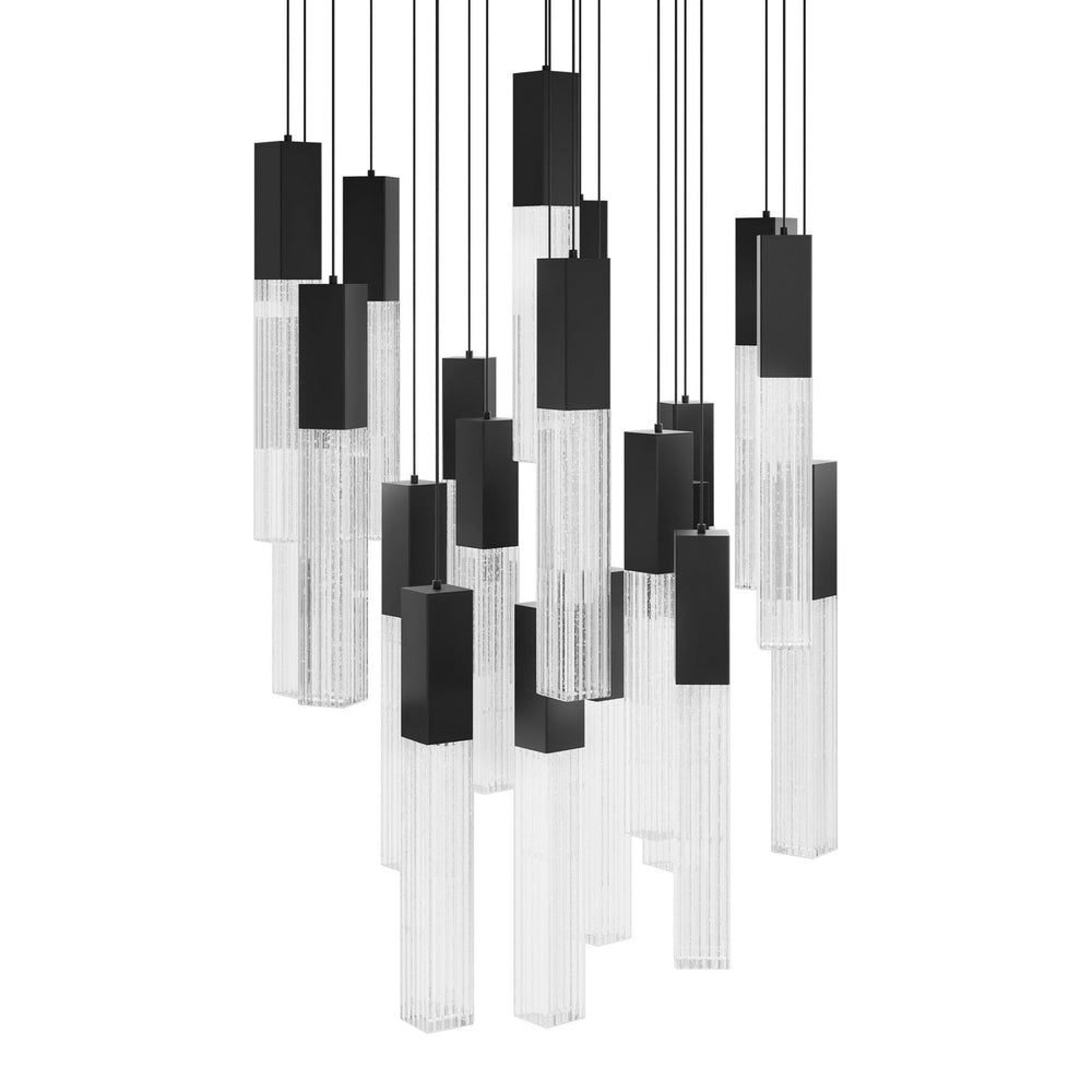 Modern Forms Canada - LED Pendant - Cinema - Black- Union Lighting Luminaires Decor