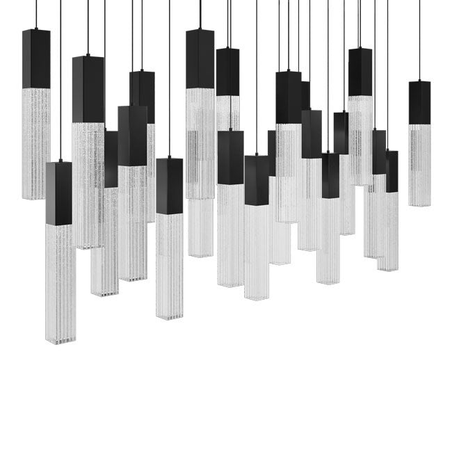 Modern Forms Canada - LED Pendant - Cinema - Black- Union Lighting Luminaires Decor