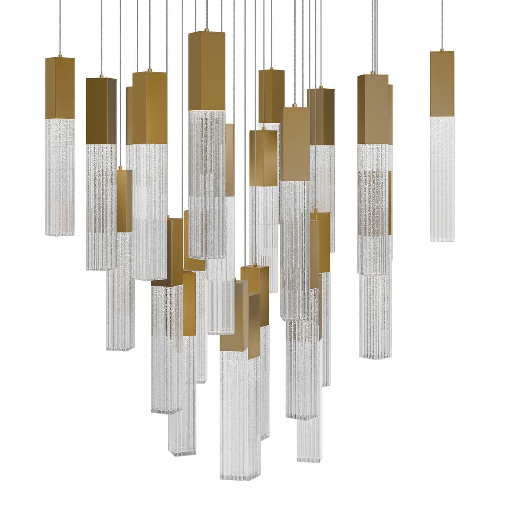 Modern Forms Canada - LED Pendant - Cinema - Aged Brass- Union Lighting Luminaires Decor