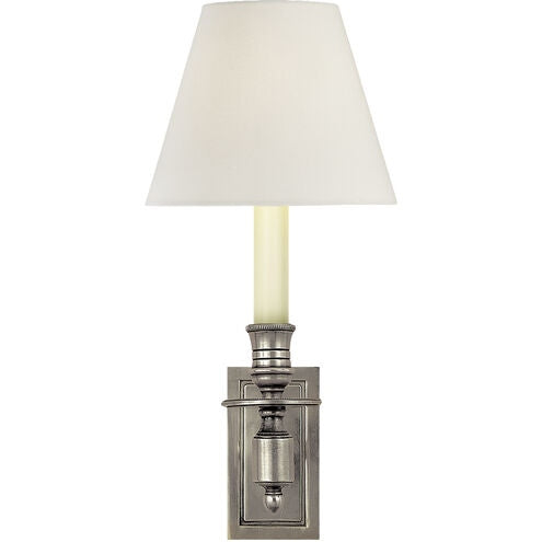Visual Comfort Signature Canada - One Light Wall Sconce - FRENCH LIBRARY3 - Antique Nickel- Union Lighting Luminaires Decor