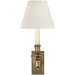 Visual Comfort Signature Canada - One Light Wall Sconce - FRENCH LIBRARY3 - Hand-Rubbed Antique Brass- Union Lighting Luminaires Decor