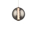 Modern Forms Canada - LED Mini Pendant - Swirly - Smoke Glass/Brushed Nickel- Union Lighting Luminaires Decor