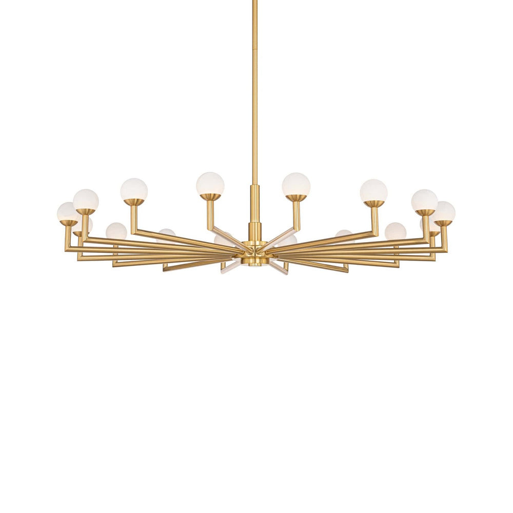 Modern Forms Canada - LED Pendant Chandelier - Glammis - Vintage Brass- Union Lighting Luminaires Decor