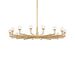 Modern Forms Canada - LED Pendant Chandelier - Glammis - Vintage Brass- Union Lighting Luminaires Decor
