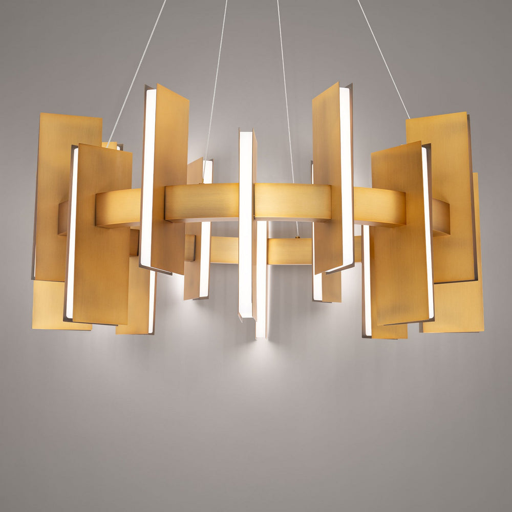Modern Forms Canada - LED Pendant - Ronan - Aged Brass- Union Lighting Luminaires Decor