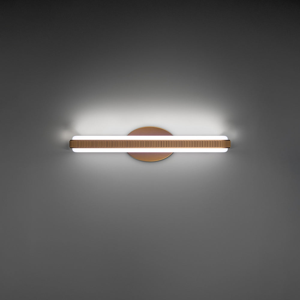 Modern Forms Canada - LED Bath Vanity - Mainline - Aged Brass- Union Lighting Luminaires Decor