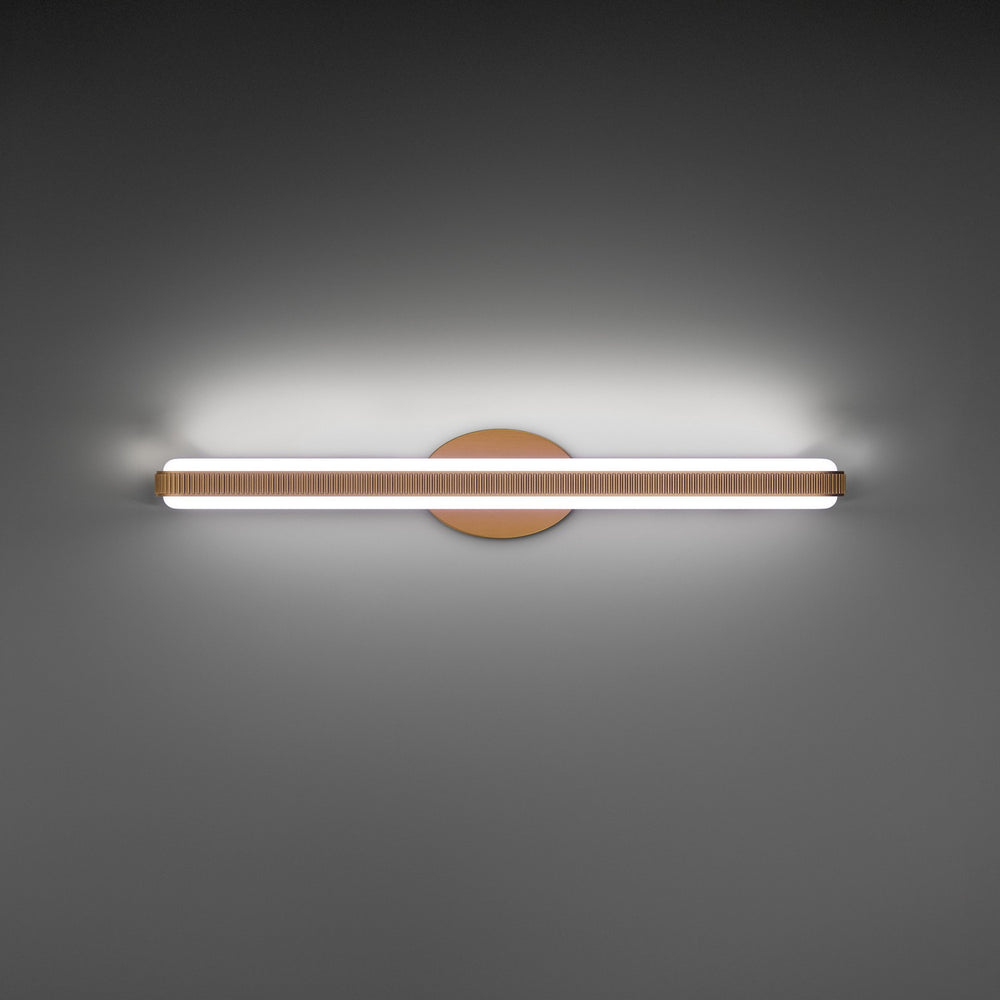 Modern Forms Canada - LED Bath Vanity - Mainline - Aged Brass- Union Lighting Luminaires Decor