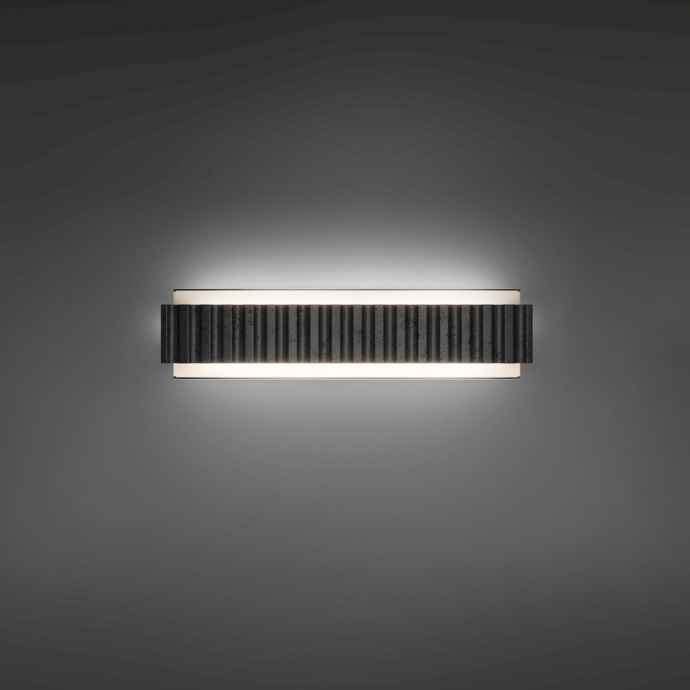 Modern Forms Canada - LED Bath Vanity - Magnate - Basalt Stone/Black- Union Lighting Luminaires Decor