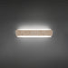 Modern Forms Canada - LED Bath Vanity - Magnate - Beige Travertine/Aged Brass- Union Lighting Luminaires Decor
