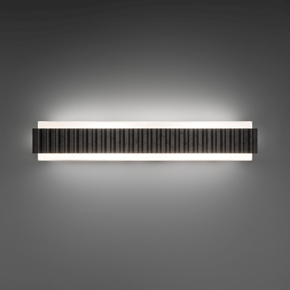 Modern Forms Canada - LED Bath Vanity - Magnate - Basalt Stone/Black- Union Lighting Luminaires Decor