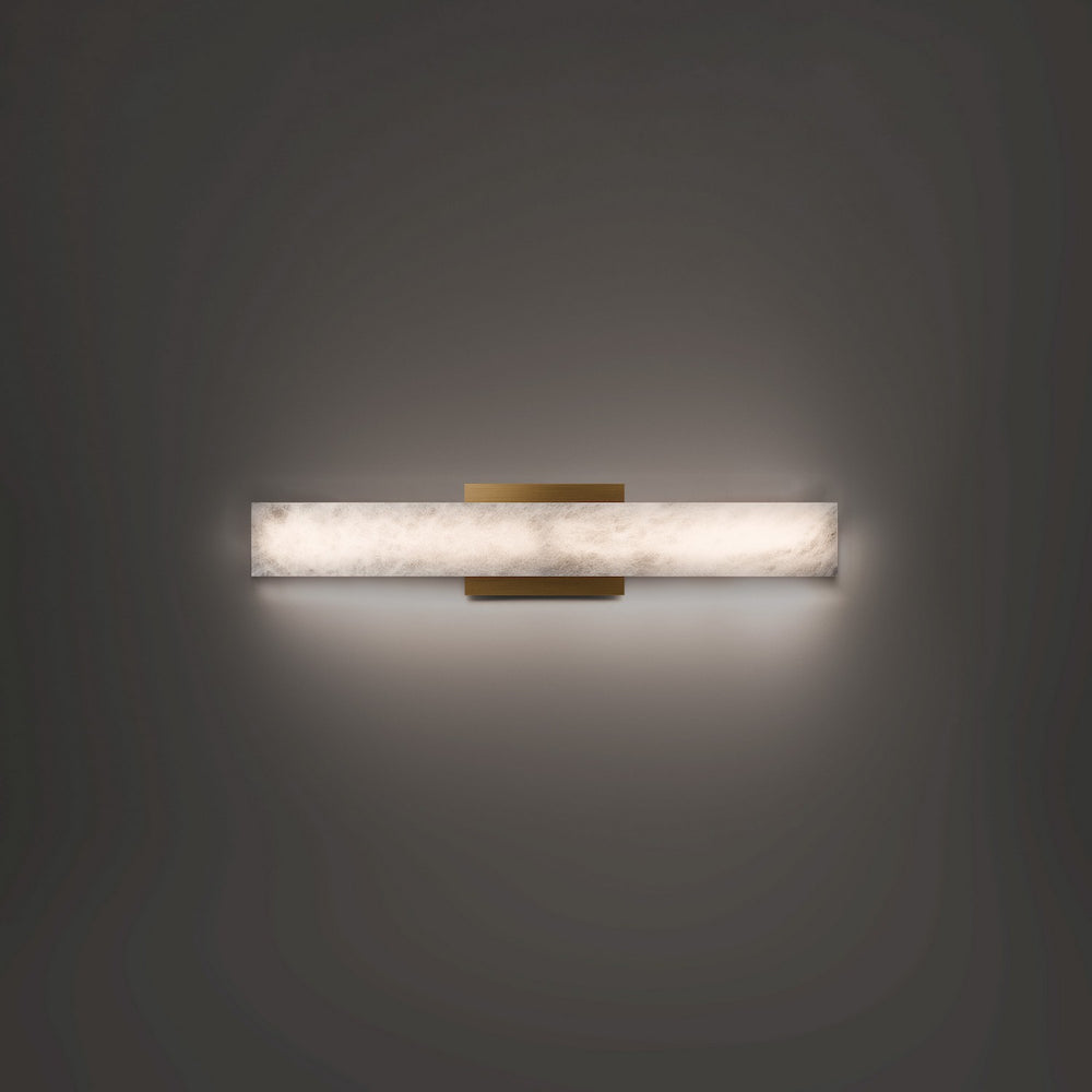 Modern Forms Canada - LED Bath Vanity - Lanza - Aged Brass- Union Lighting Luminaires Decor