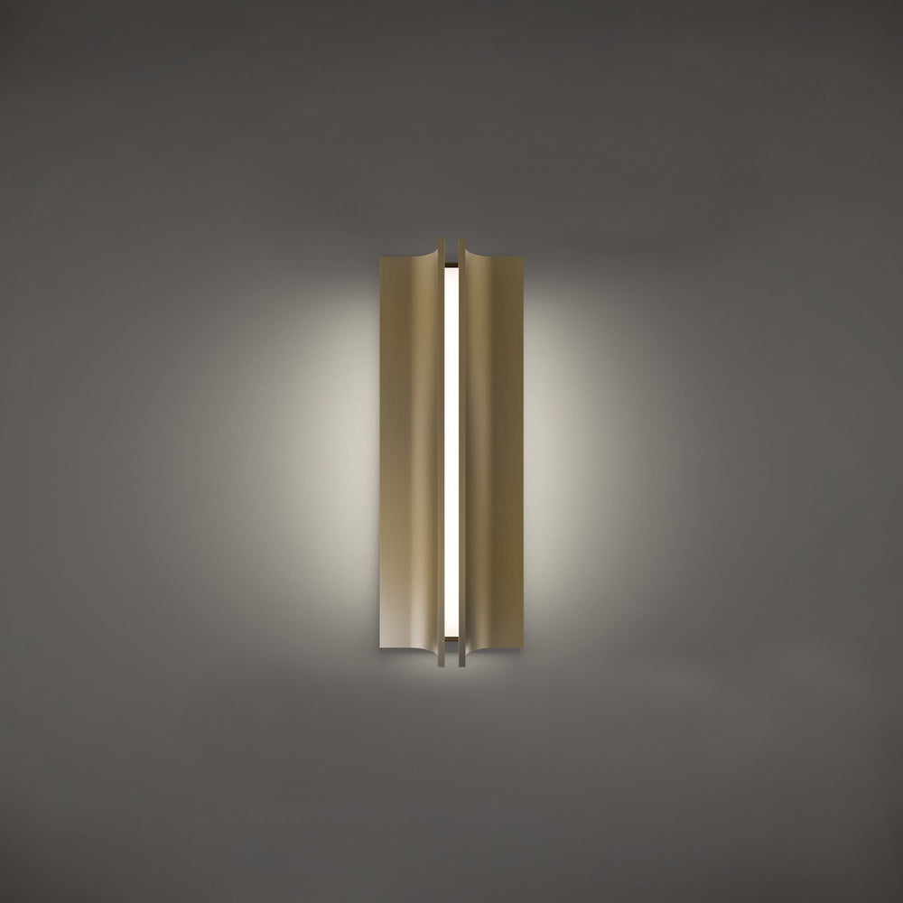 Modern Forms Canada - LED Wall Sconce - Strait - Aged Brass- Union Lighting Luminaires Decor
