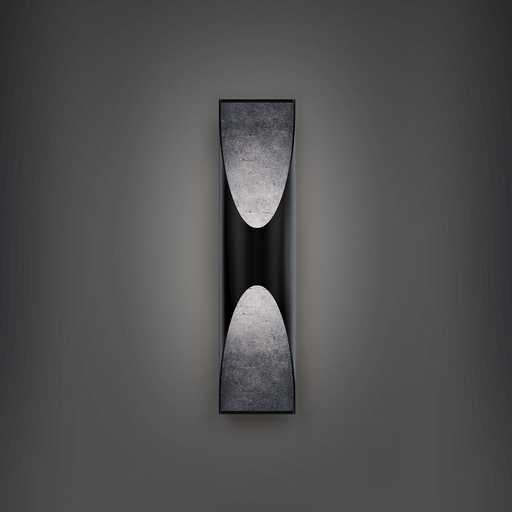 Modern Forms Canada - LED Outdoor Wall Sconce - Kastlerock - Basalt Stone/Black- Union Lighting Luminaires Decor