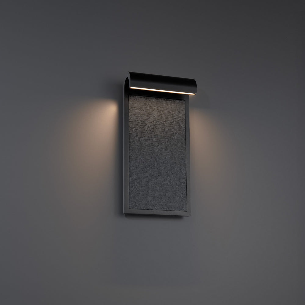 Modern Forms Canada - LED Outdoor Wall Sconce - Takonic - Granite Stone/Black- Union Lighting Luminaires Decor