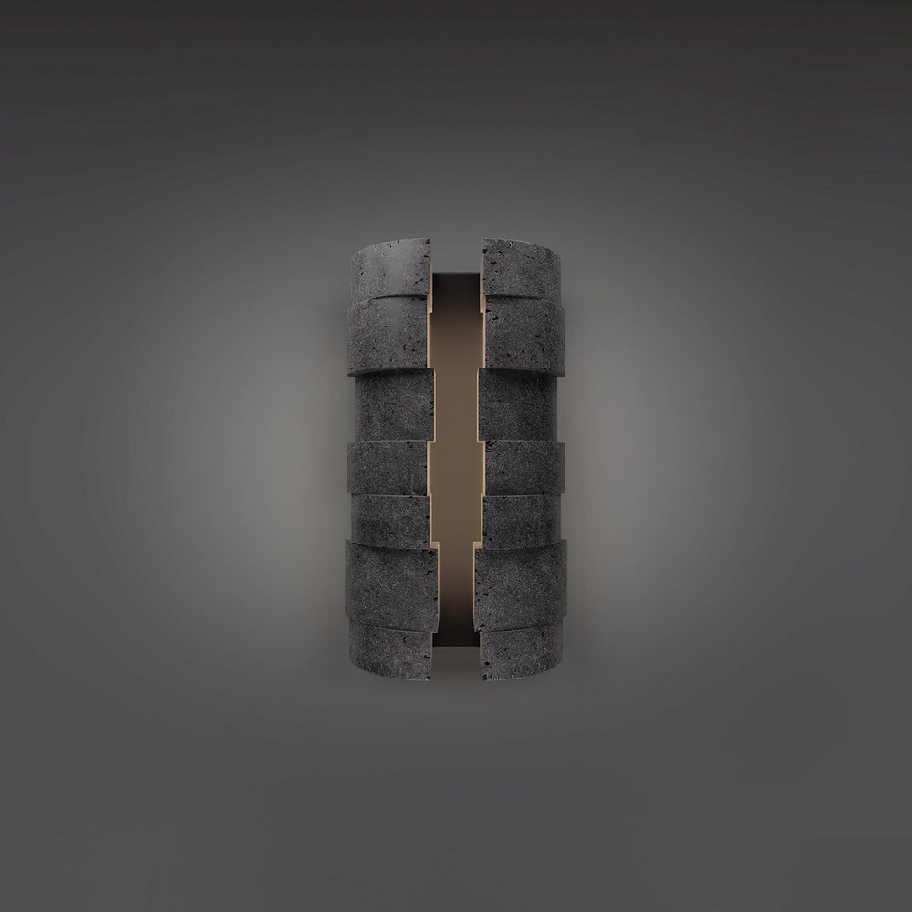 Modern Forms Canada - LED Outdoor Wall Sconce - Formation - Basalt Stone/Black- Union Lighting Luminaires Decor