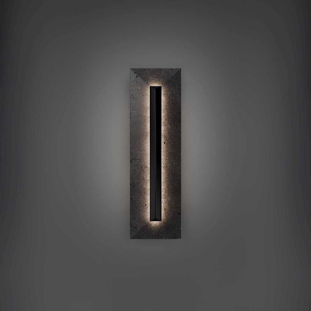 Modern Forms Canada - LED Outdoor Wall Sconce - Bell Tower - Basalt Stone/Black- Union Lighting Luminaires Decor