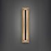 Modern Forms Canada - LED Outdoor Wall Sconce - Bell Tower - Beige Travertine/Black- Union Lighting Luminaires Decor