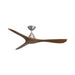 Modern Forms Fans Canada - 60" Ceiling Fan - Carve - Antique Nickel/Distressed Koa- Union Lighting Luminaires Decor