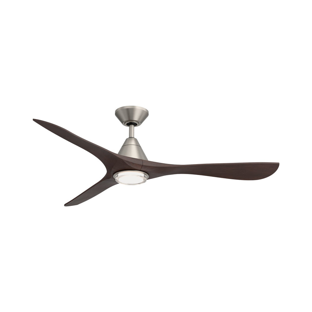 Modern Forms Fans Canada - 60" Ceiling Fan - Carve - Antique Nickel/Dark Walnut- Union Lighting Luminaires Decor