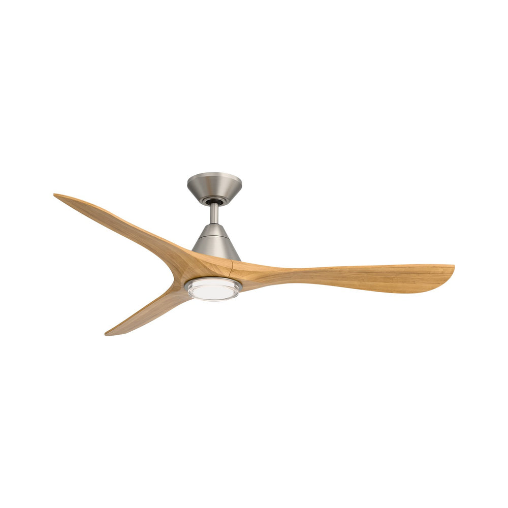 Modern Forms Fans Canada - 60" Ceiling Fan - Carve - Antique Nickel/Honey Oak- Union Lighting Luminaires Decor