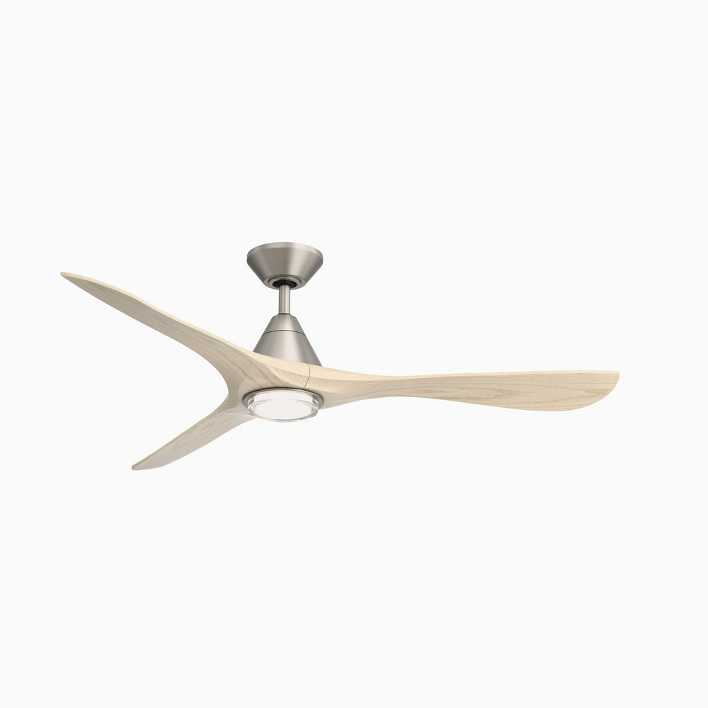 Modern Forms Fans Canada - 60" Ceiling Fan - Carve - Antique Nickel/White Oak- Union Lighting Luminaires Decor