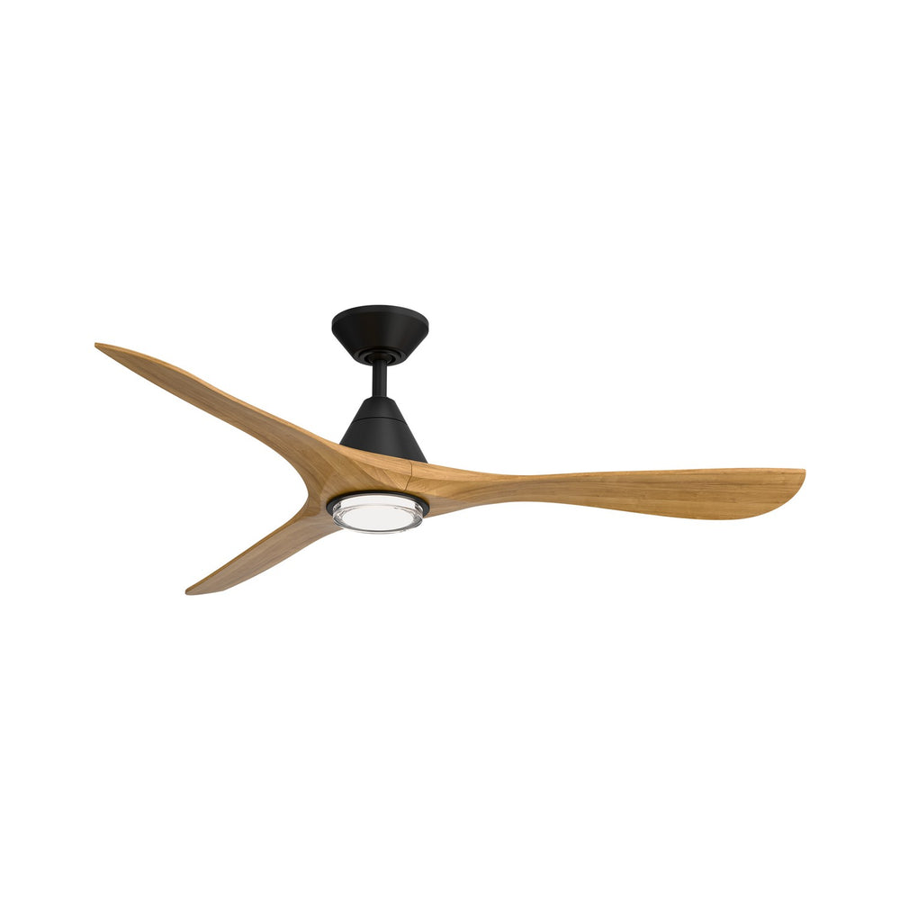 Modern Forms Fans Canada - 60" Ceiling Fan - Carve - Matte Black/Honey Oak- Union Lighting Luminaires Decor
