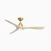 Modern Forms Fans Canada - 60" Ceiling Fan - Carve - Soft Brass/White Oak- Union Lighting Luminaires Decor