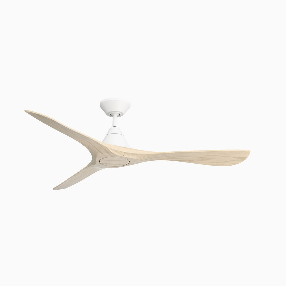 Modern Forms Fans Canada - 60" Ceiling Fan - Carve - Matte White/White Oak- Union Lighting Luminaires Decor