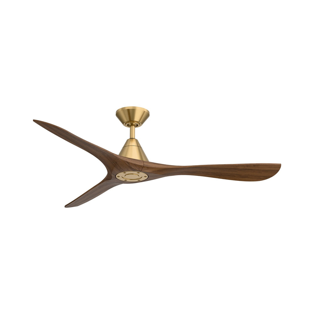 Modern Forms Fans Canada - 60" Ceiling Fan - Carve - Soft Brass/Distressed Koa- Union Lighting Luminaires Decor