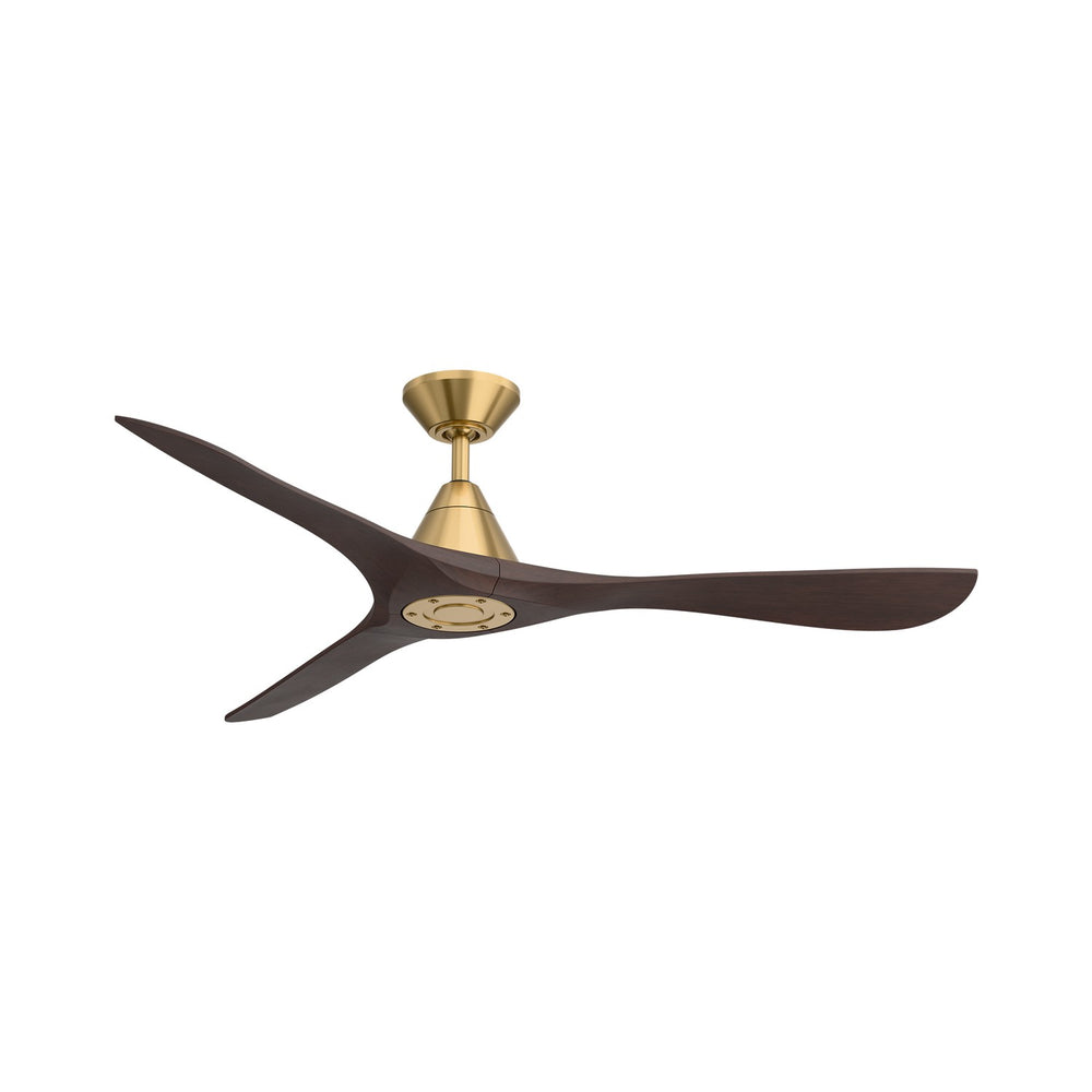 Modern Forms Fans Canada - 60" Ceiling Fan - Carve - Soft Brass/Dark Walnut- Union Lighting Luminaires Decor