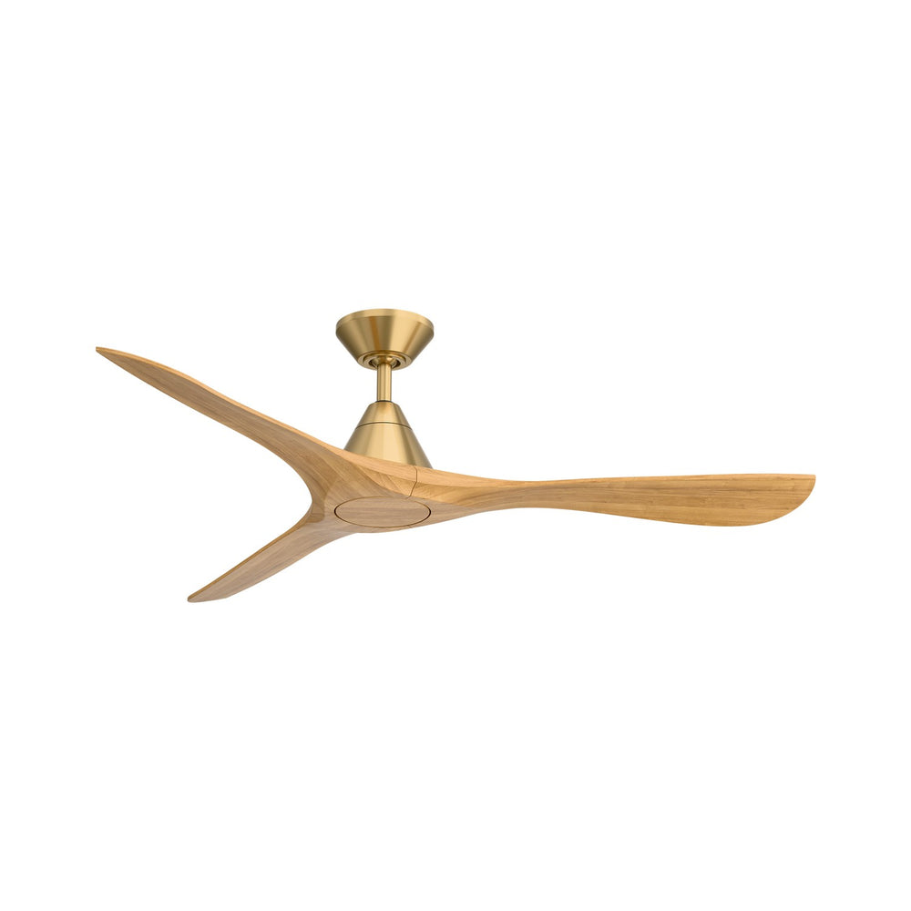 Modern Forms Fans Canada - 60" Ceiling Fan - Carve - Soft Brass/Honey Oak- Union Lighting Luminaires Decor