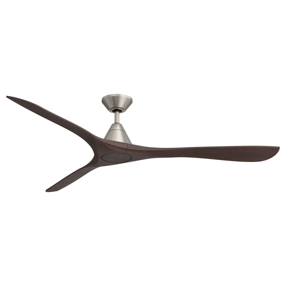 Modern Forms Fans Canada - 72" Ceiling Fan - Carve - Antique Nickel/Dark Walnut- Union Lighting Luminaires Decor