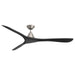 Modern Forms Fans Canada - 72" Ceiling Fan - Carve - Antique Nickel/Matte Black- Union Lighting Luminaires Decor