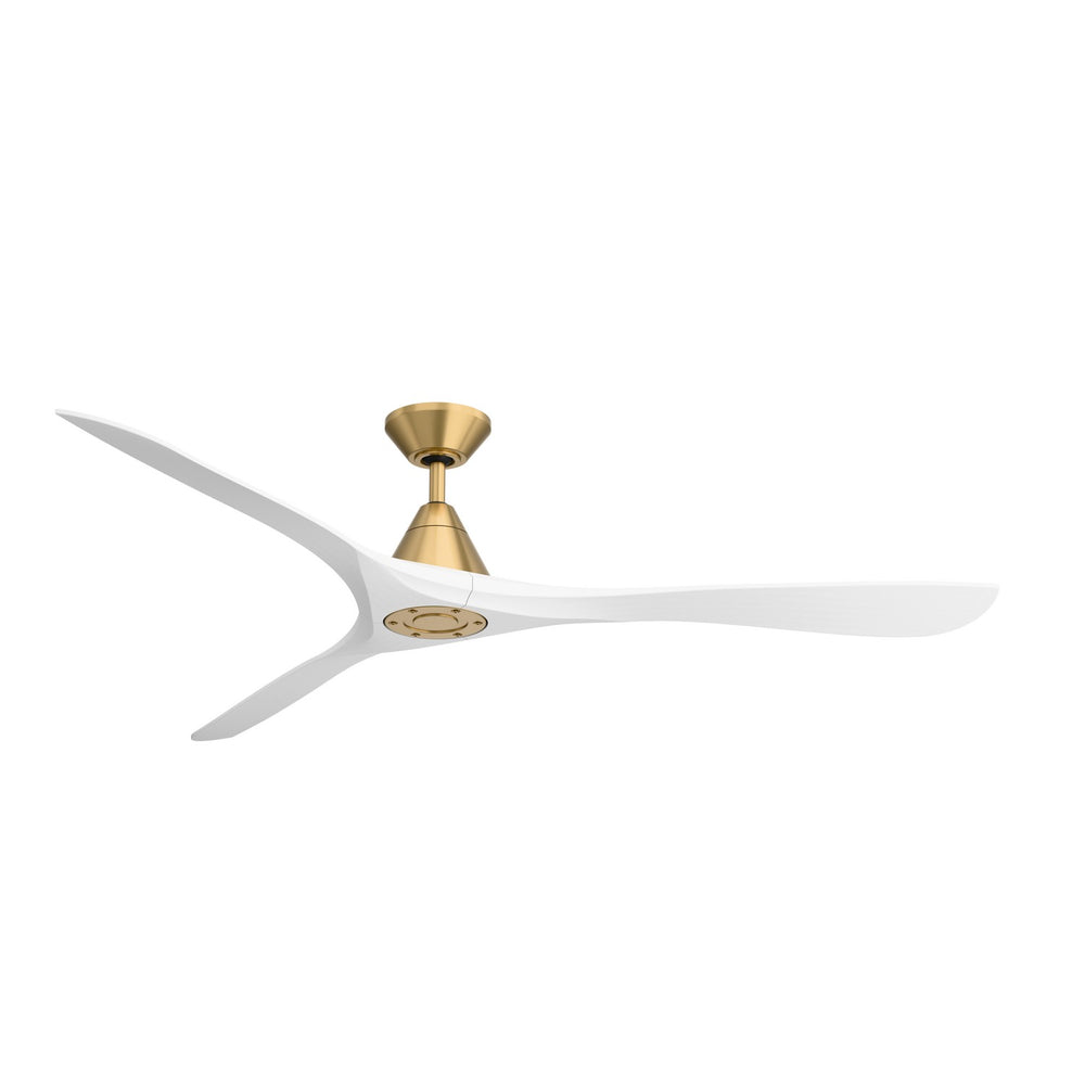 Modern Forms Fans Canada - 72" Ceiling Fan - Carve - Soft Brass/Matte White- Union Lighting Luminaires Decor