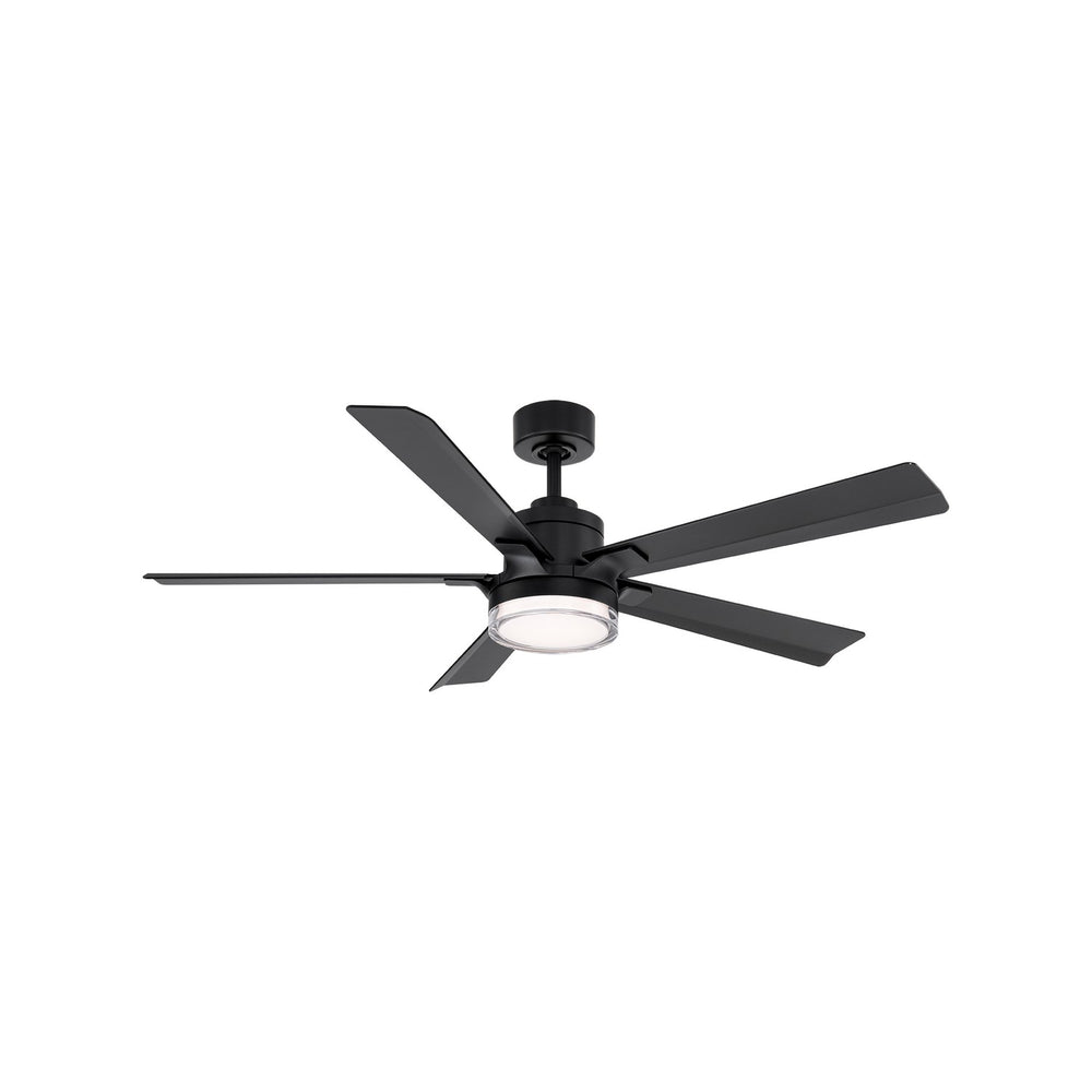 Modern Forms Fans Canada - 56" Ceiling Fan - Radiant - Matte Black- Union Lighting Luminaires Decor