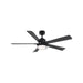 Modern Forms Fans Canada - 56" Ceiling Fan - Radiant - Matte Black- Union Lighting Luminaires Decor