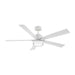 Modern Forms Fans Canada - 56" Ceiling Fan - Radiant - Matte White- Union Lighting Luminaires Decor