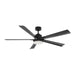 Modern Forms Fans Canada - 64" Ceiling Fan - Radiant - Matte Black- Union Lighting Luminaires Decor
