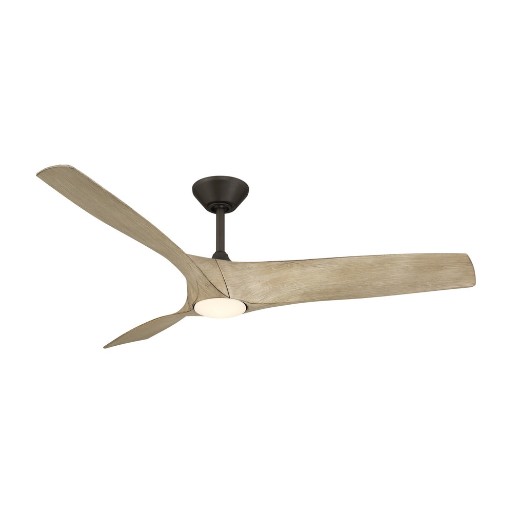 Modern Forms Fans Canada - 62" Ceiling Fan - Zephyr - Bronze/White Oak- Union Lighting Luminaires Decor