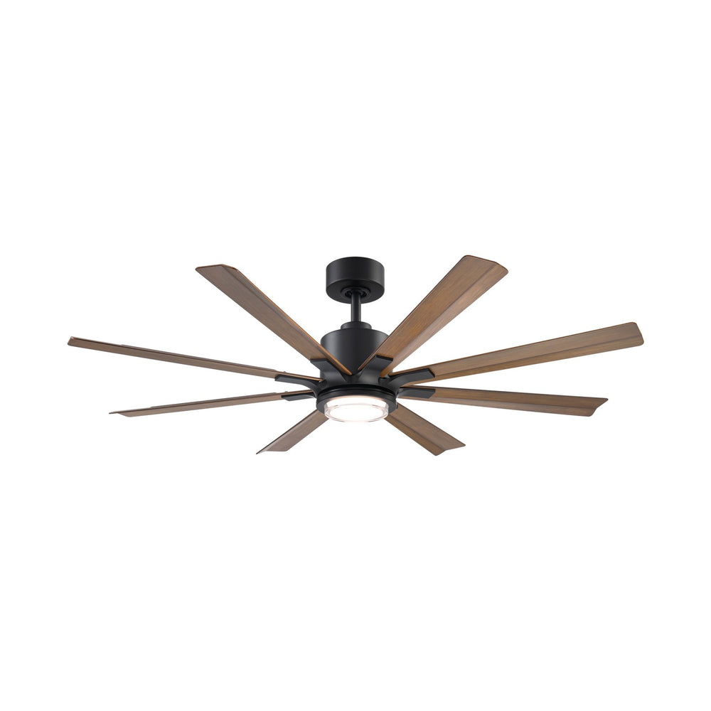 Modern Forms Fans Canada - 56" Ceiling Fan - Size Matters - Matte Black/Distressed Koa- Union Lighting Luminaires Decor