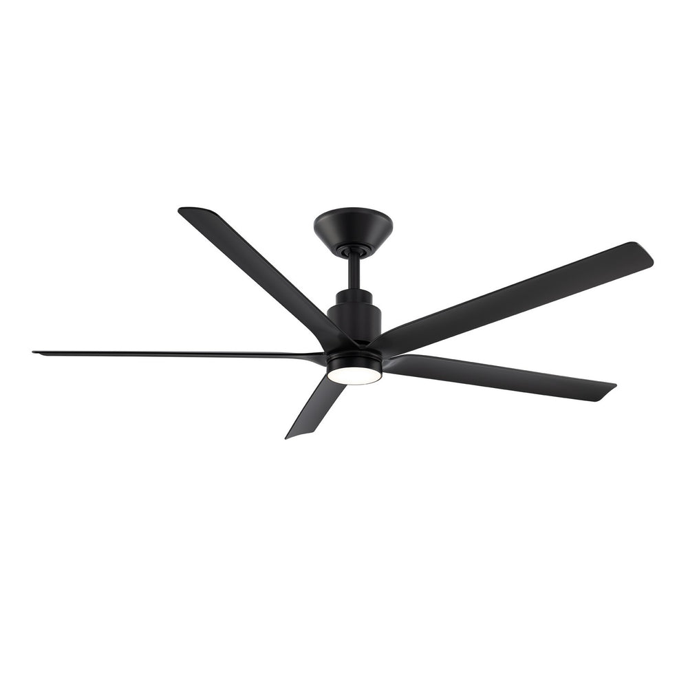 Modern Forms Fans Canada - 56" Ceiling Fan - Smooth 5 - Matte Black- Union Lighting Luminaires Decor