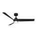 Modern Forms Fans Canada - 54" Ceiling Fan - Chill - Matte Black- Union Lighting Luminaires Decor