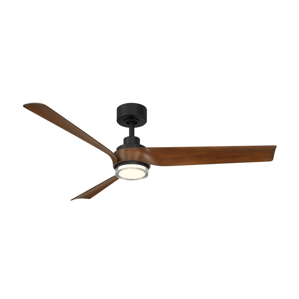 Modern Forms Fans Canada - 54" Ceiling Fan - Chill - Matte Black/Distressed Koa- Union Lighting Luminaires Decor