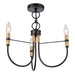 Artcraft Canada - Three Light Lantern - Foundry - Black- Union Lighting Luminaires Decor