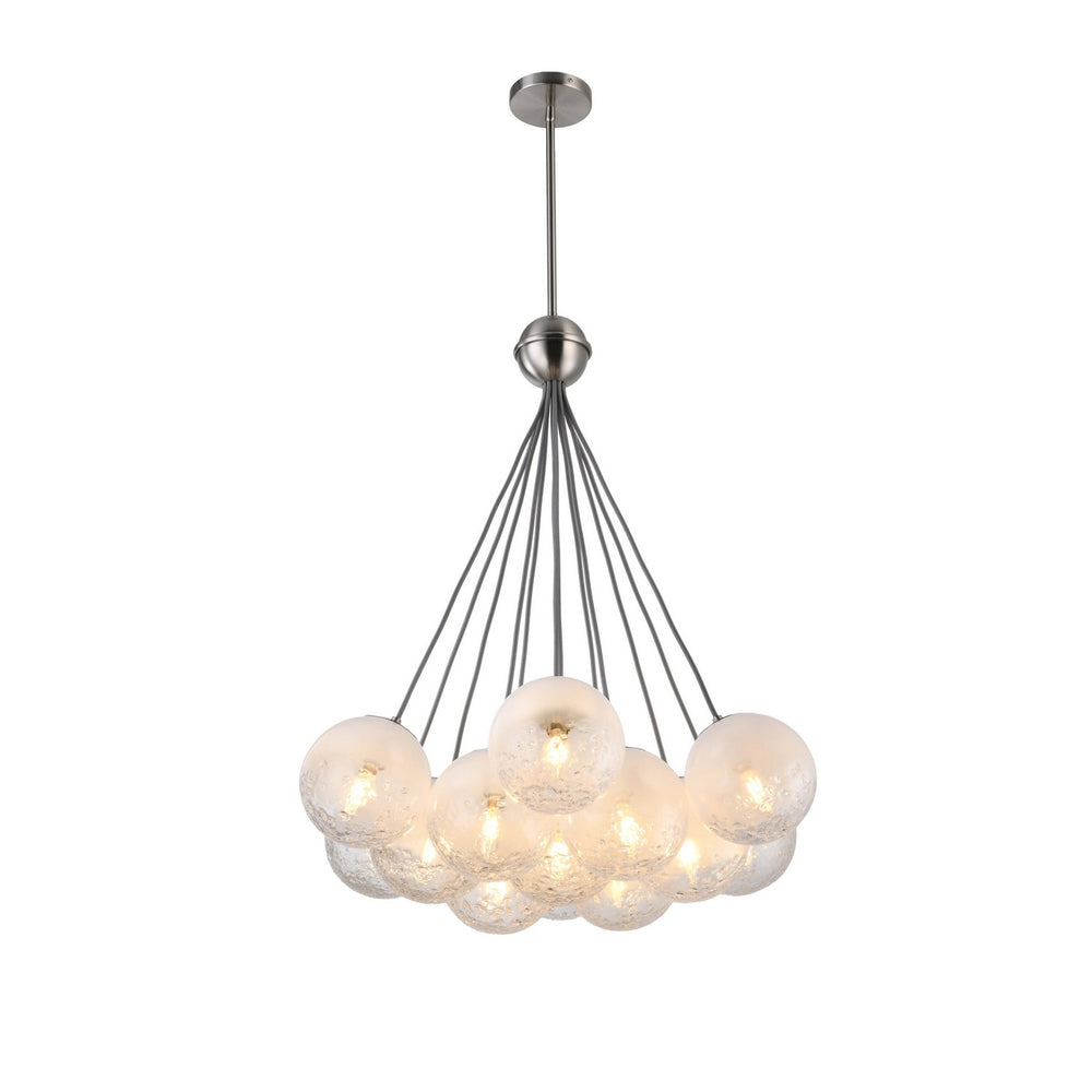 Artcraft Canada - 12 Light Lantern - Moonlight - Satin Nickel- Union Lighting Luminaires Decor