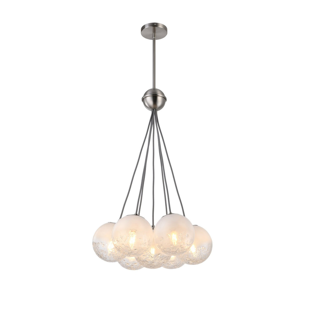 Artcraft Canada - Seven Light Lantern - Moonlight - Satin Nickel- Union Lighting Luminaires Decor