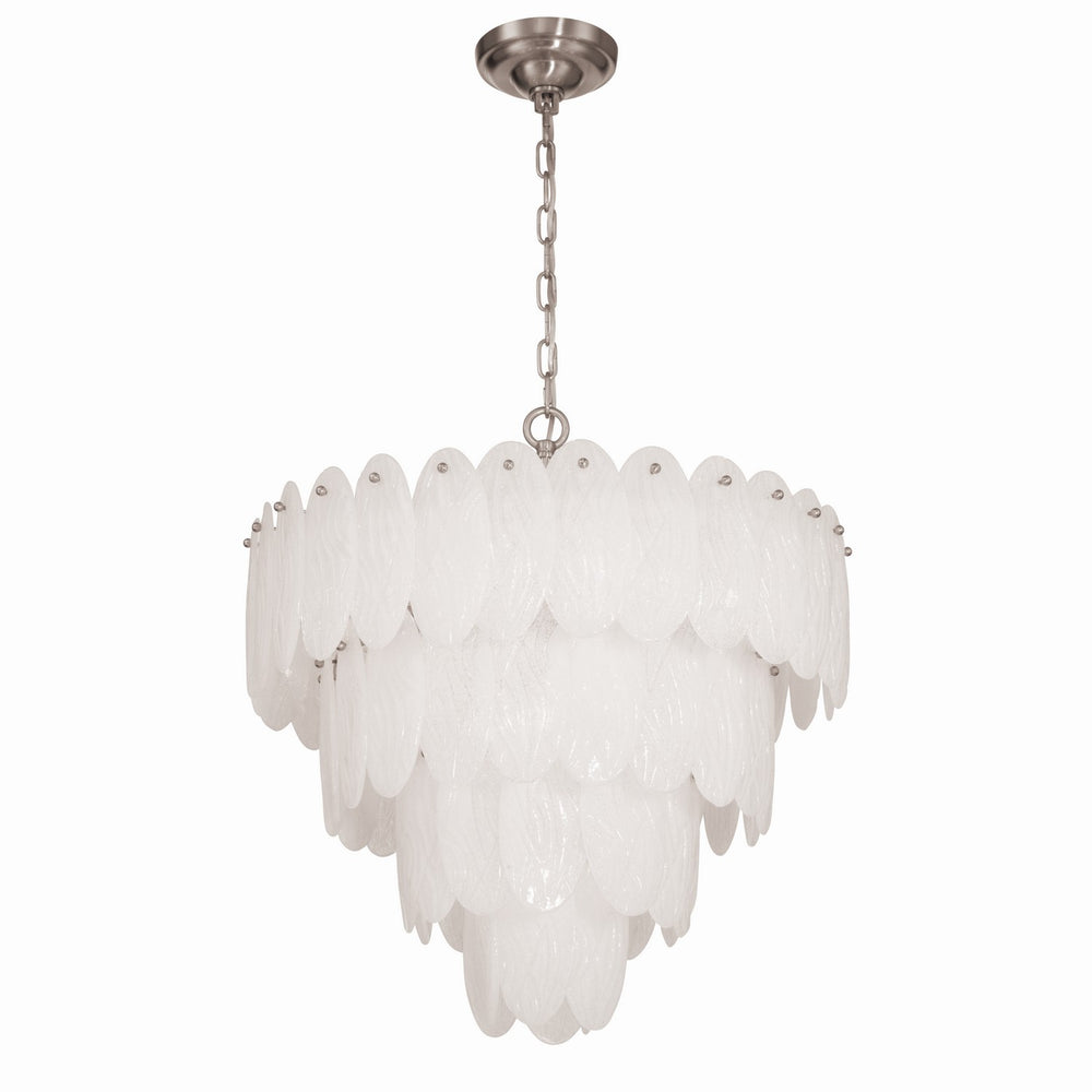 Artcraft Quebec - 13 Light Chandelier - Serena - Satin Nickel- Union Lighting Luminaires Decor