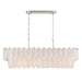 Artcraft Canada - Nine Light Island Chandelier - Serena - Satin Nickel- Union Lighting Luminaires Decor