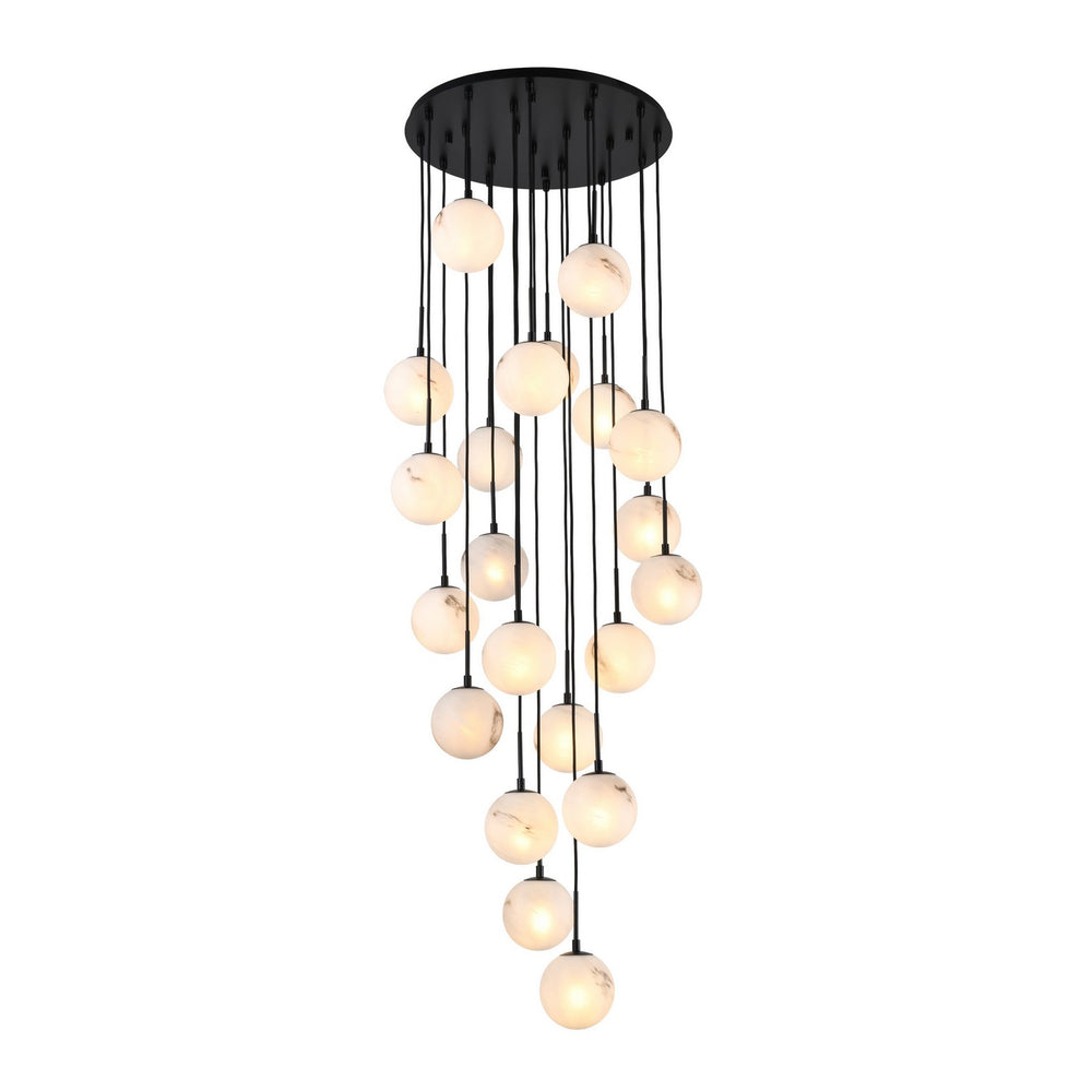 Artcraft Canada - 21 Light Lantern - Nightfall - Black- Union Lighting Luminaires Decor