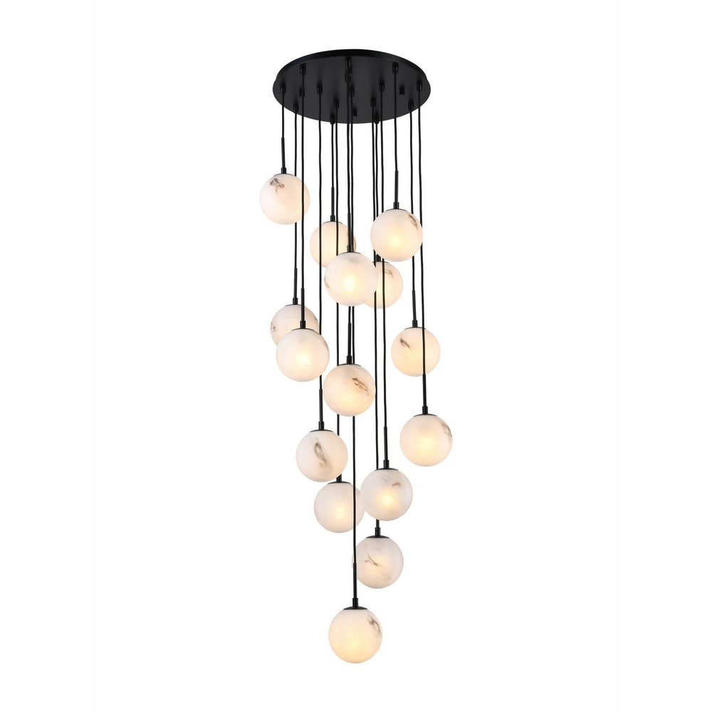 Artcraft Canada - 15 Light Lantern - Nightfall - Black- Union Lighting Luminaires Decor